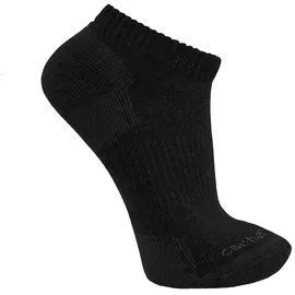 CARHARTT Midweight Cotton Blend Low Cut Socken 3 Paare Schwarz L