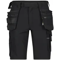 DASSY Stretch-Arbeitsshorts mit Holstertaschen Aurax | schwarz