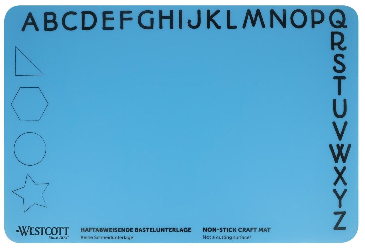 Produktbild WESTCOTT Bastelunterlage 45,4 x 30,4 cm blau