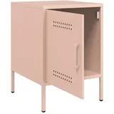 vidaXL Nachttisch Rosa 36x39x50,5 cm Stahl