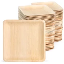 Wisefood Palmblatt Teller quadratisch 15 x 15 cm 25 St.