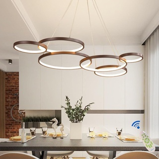 MyLjp LED Pendelleuchte Esstisch Hängelampe Dimmbar Design Höhenverstellbar Hängeleuchte Esstischlampe Fernbedienung Pendellampe Arbeitszimmer Wohnzimmer Küche Büro Deckenleuchte Leuchte (L120cm/88W)