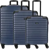 somko Line Koffer-Set 3-tlg. navy/blau