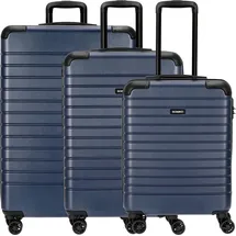 somko Line Koffer-Set 3-tlg. navy/blau