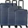 somko Line Koffer-Set 3-tlg. navy/blau