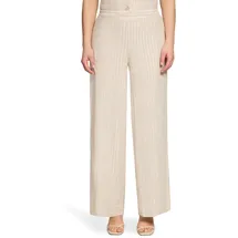 Cartoon Nadelstreifenhose Klassisch Beige 42