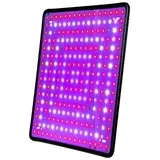 DOPWii Pflanzenlampe 256 LEDs Wachstumslicht,Vollspektrum Pflanzenleuchte,Pflanzenlicht,27W, LED fest integriert, Wachsen licht Vollspektrum für Zimmerpflanzen Pflanzenwachstumslicht