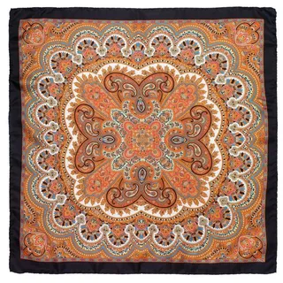 Roeckl Tuch Young Paisley Foulard Black Multi