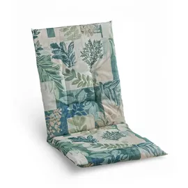 GO-DE Gartenstuhlauflage 108 x 48 x 5 cm beige/blau/grün 1 St.