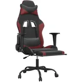 vidaXL Gaming-Stuhl Kunstleder Schwarz
