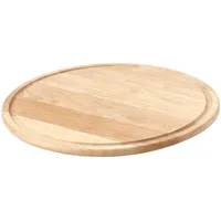 Continenta Pizzateller,, Braun, Holz, 34x2x34 cm, Essen & Trinken, Geschirr, Teller, Pizzateller