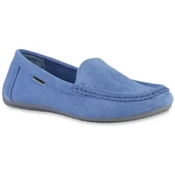Damen Mokassins in Blau
