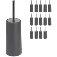Bremermann WC-Bürste Kunststoff, Standbürste grau 15er Set | Gr.: