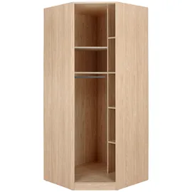 BASED Eckschrankkorpus Unit 91,1 x 210 x 91,1 cm Eiche
