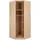 BASED Eckschrankkorpus Unit 91,1 x 210 x 91,1 cm Eiche