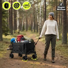 OEM Bollerwagen faltbar 200L schwarz