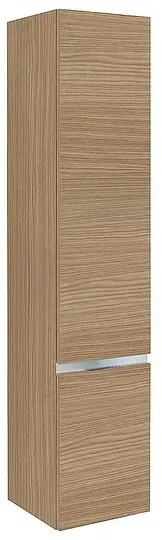 Hochschrank Serie MBH, 2 Türen, Eiche natur, Anschlag links, 350 x 1655 x 370 mm - 93 173 06