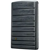 4rain Slim Wandtank 400 l graphitgrau