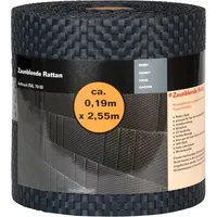 Noor PVC Sichtschutzstreifen 0,19 x 2,55 m anthrazit