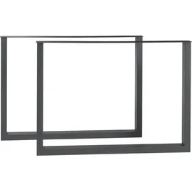[en.casa] Tischgestell 2er Set 72 x 100 cm