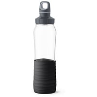 Emsa Drink2Go Glas 0,7 Liter, Schraubverschluss) Schwarz