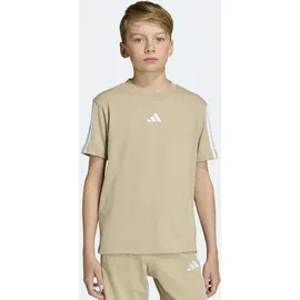 adidas Kinder Shirt Essentials Kids, Größe 176 in Braun WOCA/WHITE
