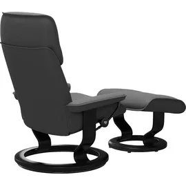 Stressless Relaxsessel "Admiral", grau (grau batick), B:78cm H:98cm T:73cm, Leder BATICK: BATICK ist ein leicht korrigiertes, durchgefärbtes und genarbtes Möbelleder, bei dem die meisten Unebenheiten und Spuren in der Regel entfernt wurden.