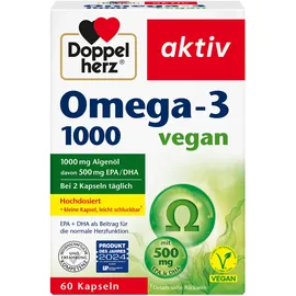 Doppelherz Omega-3 1000 vegan Kapseln 60 St.