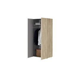 WIMEX Drehtürenschrank Multiraumkonzept 80 x 185 x 54 cm Holzfarben