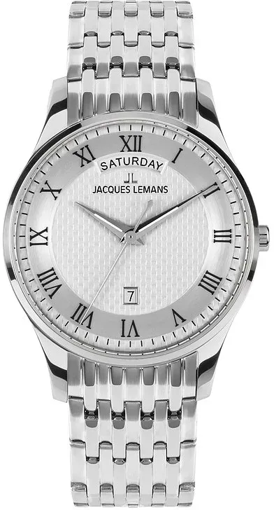 Jacques Lemans Herrenuhr Classic 1-2193N - silber