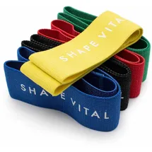 shapevital.de Fitnessbänder Loop aus hochwertigen Textilfasern 5er Set 1 St