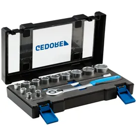 Gedore 19 DMU-20 Steckschlüsselsatz 15-tlg. 1/2 Zoll SW 10-32mm