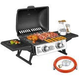 Outsunny Gasgrill schwarz