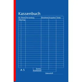 Independently published Kassenbuch A5 Blau