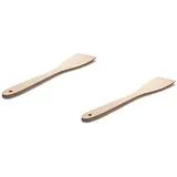 LARES Pfannenwender 30 cm Holz 2er Set