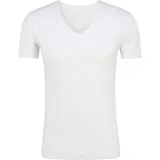 CALIDA Herren, T-Shirt weiß Viskose/Modal unifarben, weiß, NOS