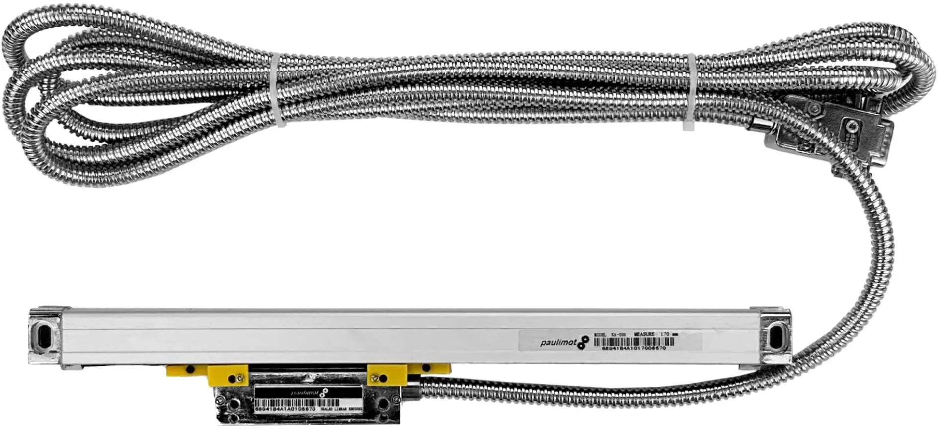 Glasmaßstab mit 170 mm Messbereich