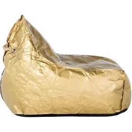 Beliani Sitzsack DROP Gold