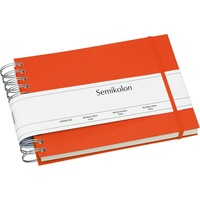 Semikolon Mini Mucho Fotoalbum orange 45 Blätter Spiralbindung