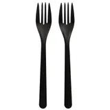 Papstar Gabeln Party-Besteck 18,5 cm 50 St. Schwarz