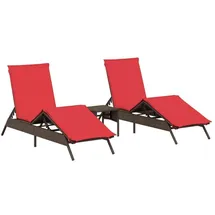 vidaXL Sonnenliege 200 x 58 x 25 cm Braun