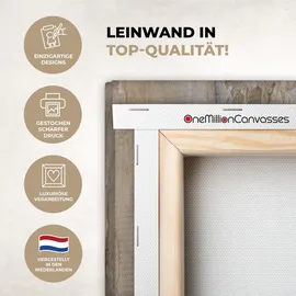 onlywow Leinwand Bilder Wein Deko Groß 90x140 cm