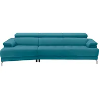 Egoitaliano Ecksofa »Soul, extravagantes Designsofa, Megasofa, super bequem, tolle Details«, mit Trapez-Abschlußelement, inkl verstellbarer Kopfteile