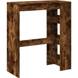 vidaXL Bartisch mit Regal 90 x 40 x 103,5 cm Braun
