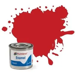 HUMBROL 481220 Enamel Nr. 220 Italienisches Rot, glänzend, 14 ml