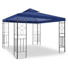 habeig Pavillon Romantika 3 x 3 m inkl. Dach Blau/Grün