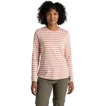Craghoppers Nosilife Akona Langarm-t-shirt - Clay Stripe - 38