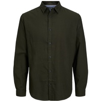 Jack & Jones Herren Jjegingham Twill Shirt L/S Ps Noos Hemd, Rosin/Detail:/Solid, 4XL Große Größen EU