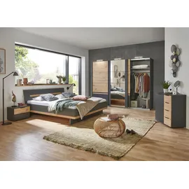 WIMEX Schwebetürenschrank Gibraltar 270 x 210 x 64 cm Grau