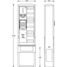 uesa Zähleranschlußsäule ZAS-S-1-1VF EWE Netz